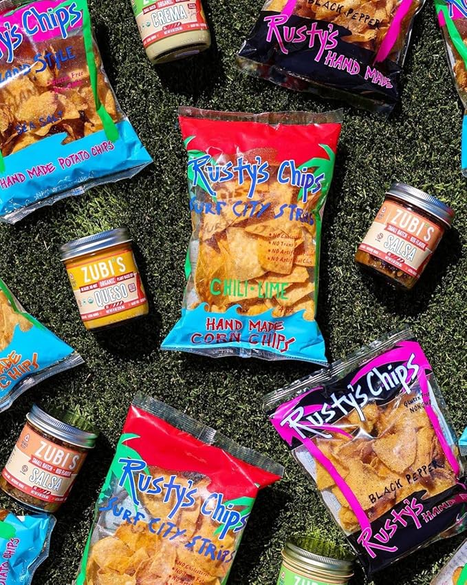 Rusty’s Chips - Crunchy & Healthy Chips for a Quick Bite - Gluten Free Chips, No Preservatives, Non-GMO, Vegan-Friendly Snack Pack