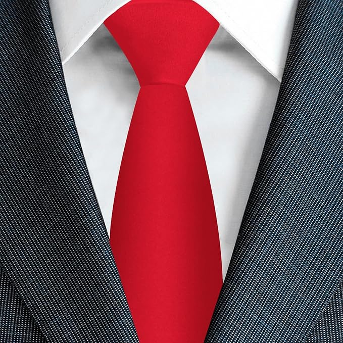 Men's Ties Solid Pure Color 3.15" (8CM) Necktie Plain Formal Business Wedding Black Ties For Men