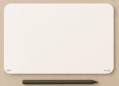 CLEVER SIGNS A5 Dot Grid Notepad - 2 Pack (5,8" x 8,3")- Medium Dotted Memo Desk Pads-Premium Paper with Cardboard Back Support - Ideal for Note-taking, Planning, Sketching, and Journaling