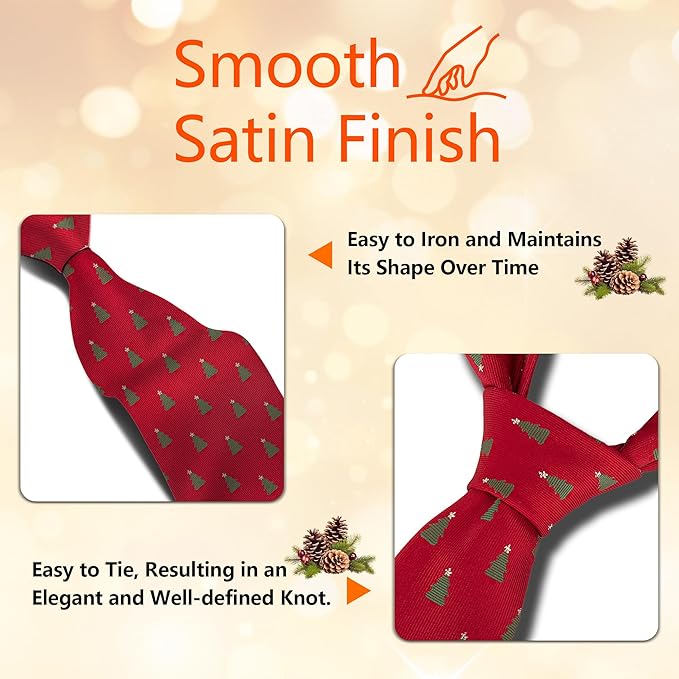 Fineknot Black Ties for Men, Formal Neckties for Men, Solid Color Mens Ties for Business, Wedding, Party, Mens Neck Tie