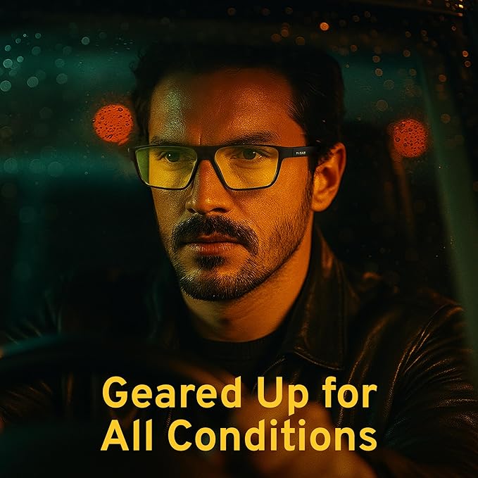 Titan Gaming Glasses, Anti Blue Light Glasses Men, UV400 Protection Blue Light Blocking Glasses for Computer Eye Strain