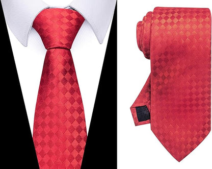 Tie For Men Necktie Woven Jacquard Neck Ties Set 6 PCS
