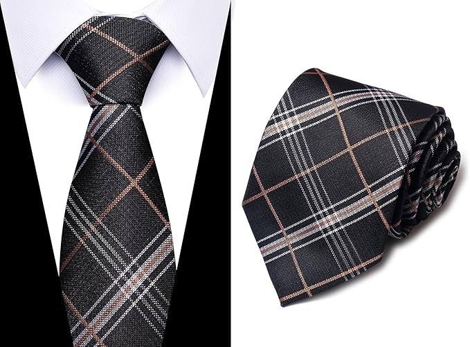 Tie For Men Necktie Woven Jacquard Neck Ties Set 6 PCS