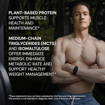 Blueprint by Bryan Johnson Vegan Protein Meal Replacement – Plant Based Hemp Protein with 27g Protein Per Serving – Low Calorie, Chai Flavored Protein for Women & Men – Dairy Free– 15 Servings