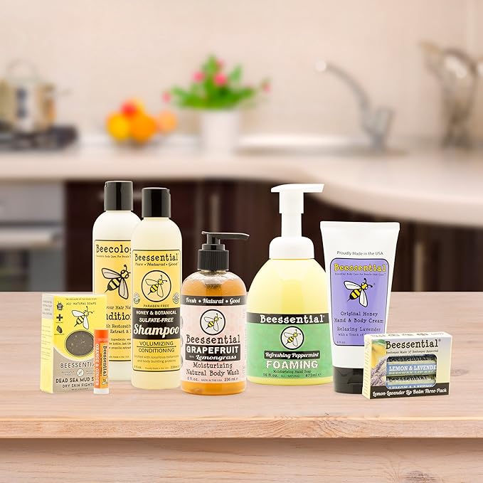 Beesential All Natural Sulfate Free Peppermint Foaming Hand Soap-16 Fl Oz.