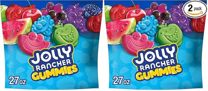 JOLLY RANCHER Gummies Original Fruit Flavored Candy Bag, 27 oz (Pack of 2)