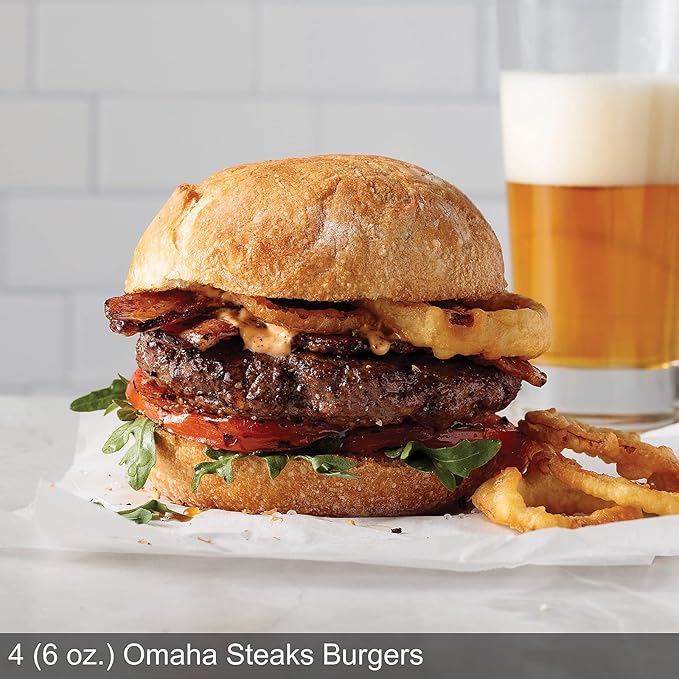 Omaha Steaks Ultimate Gift Package – Butcher’s Cut Filet Mignons, Top Sirloins, Chicken Breasts, Burgers, Gourmet Franks, Fries, Desserts & Seasoning – Premium Meat & Meal Gift Box
