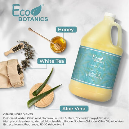 Terra Pure Eco Botanics Hotel Body Wash/Hand Soap | 1 Gallon | Designed to Refill Soap Dispensers (Single)