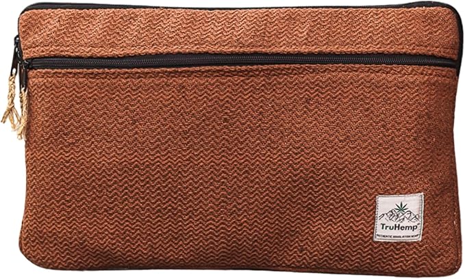 Brown Laptop Sleeve – Durable 14-Inch Laptop Cover with Zipper, Lightweight Water-Resistant Case for Travel & Work