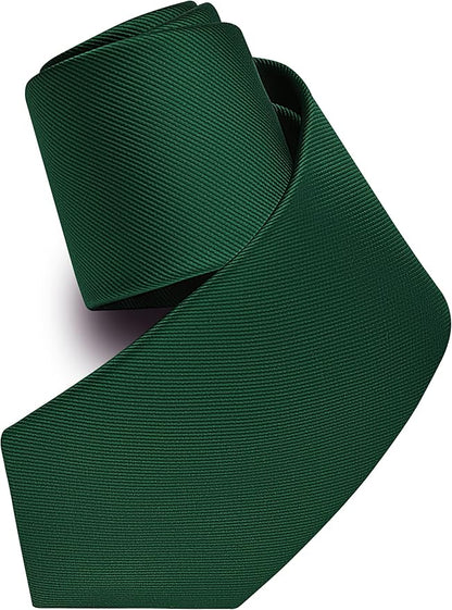 Branduce 3.15"（8cm） Men's Solid Color Formal Woven Necktie + Gift Box