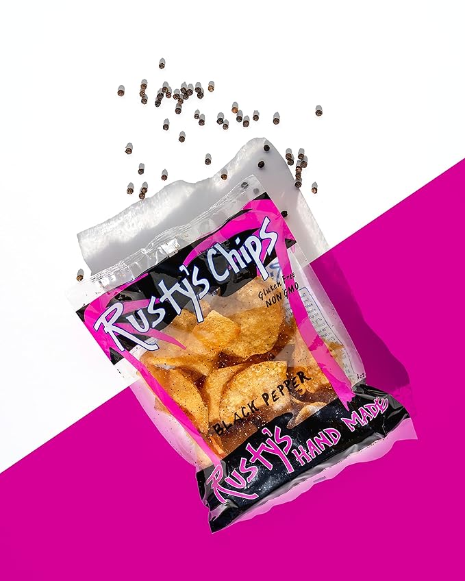 Rusty’s Chips - Crunchy & Healthy Chips for a Quick Bite - Gluten Free Chips, No Preservatives, Non-GMO, Vegan-Friendly Snack Pack
