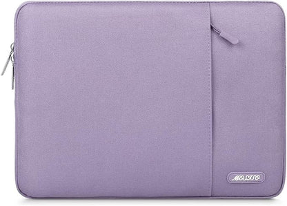 MOSISO Laptop Case 13 inch, 13 inch Laptop Sleeve Compatible with MacBook Air M4 M3 M2 M1 2025-2018 / Pro M2 M1 2025-2016, Polyester Vertical Computer Sleeve Bag with Pocket, Purple