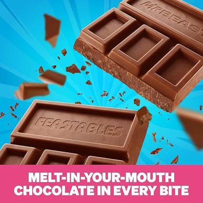 Feastables by MrBeast Milk Chocolate KING Size Chocolate Bar, 2.1oz (60g), 10 count