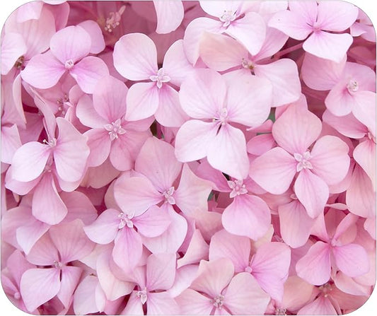 Floral Pattern Flower Mouse Pad Mat Mousepad for Desk Computer Laptop PC Gaming Home or Office Gift for Her Flowers (Pink Hydrangea MP103)