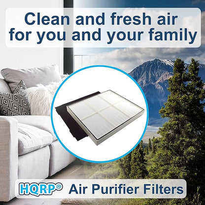 HQRP HEPA Filter Set compatible with Whirlpool Whispure AP150, AP250, AP25030K, APR25130L, APR25530L, AP15030H, parts 1183051K 8171433K (Small) Replacement