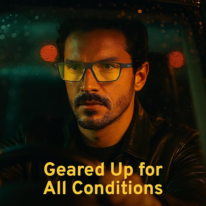 Titan Gaming Glasses, Anti Blue Light Glasses Men, UV400 Protection Blue Light Blocking Glasses for Computer Eye Strain