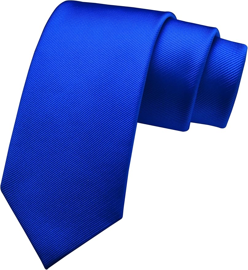 Branduce 3.15"（8cm） Men's Solid Color Formal Woven Necktie + Gift Box
