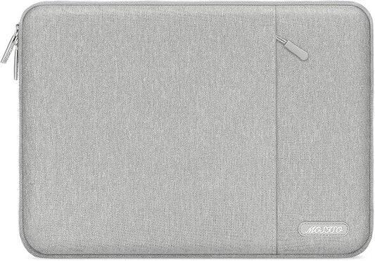 MOSISO Laptop Case 13 inch, 13 inch Laptop Sleeve Compatible with MacBook Air M4 M3 M2 M1 2025-2018 / Pro M2 M1 2025-2016, Polyester Vertical Computer Sleeve Bag with Pocket, Gray
