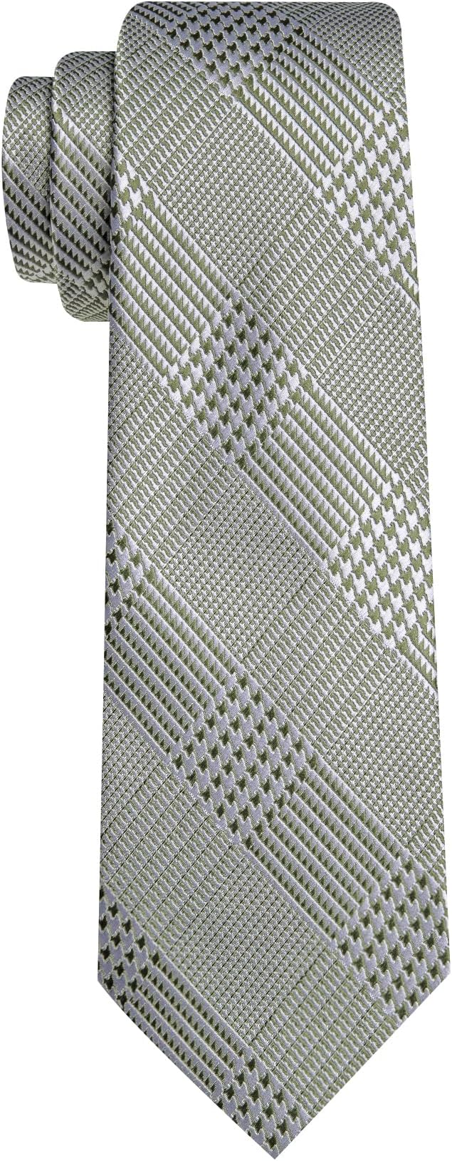 Barry.Wang Tie Sets for Men Silk Solid Necktie Stain Ties Handkerchief Pocket Square Cufflinks Wedding Business Dyed