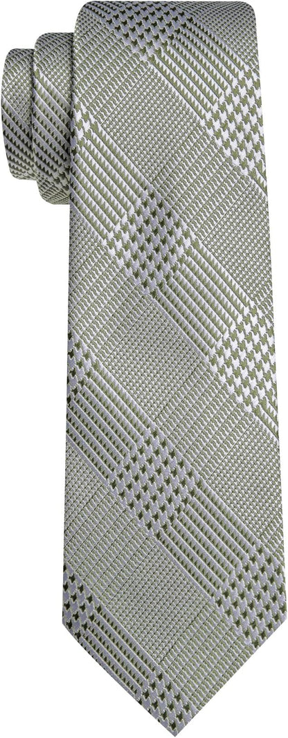 Barry.Wang Tie Sets for Men Silk Solid Necktie Stain Ties Handkerchief Pocket Square Cufflinks Wedding Business Dyed