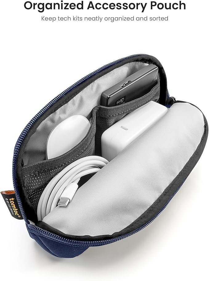 tomtoc 360 Protective Laptop Sleeve Set for 14-inch MacBook Pro M5/M4/M3/M2/M1 Pro/Max A3434 A3112 A3401 A3185 A2992 A2918 2025-2021, Water-Resistant MacBook Case Bag with Organized Accessory Pouch
