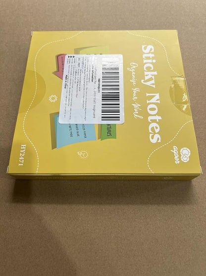 2400 Sheets Sticky Notes - 2 x 1.5 Notes Pads, Small Self-Adhesive Notes, Yellow Self-Stick Pads for Office Supplies, School, Home (24 Pack)