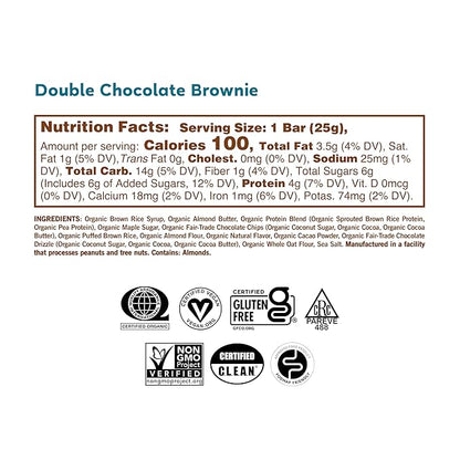 GoMacro MacroBar Organic Vegan Protein Bars - Banana + Almond Butter & Coconut, Almond Butter, Chocolate Chips (2.3 Ounce Bars, 12 Count) (Pack of 2)