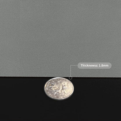 Leather Table Cover,1.8mm Thick,48x72 Inch Table Protector,Table Protector for Dining Room Table,Dining Table Cover,Table Cover Protector,Table Pads for Dining Room Table(Black+Gray,48x72)