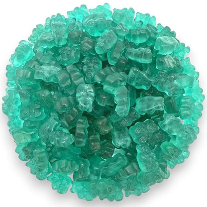 Irresistibly Delicious Light Blue Watermelon Gummy Bears - 1.5 lbs of Fruity Bliss-Soft, Chewy, and Bursting with Tangy Delight-Great for Kids and Adults of All Ages(24 oz)