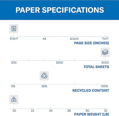 Hammermill Colored Paper, 20 lb Cherry Printer Paper, 8.5 x 11-10 Ream (5,000 Sheets) - Made in the USA, Pastel Paper, 102210C