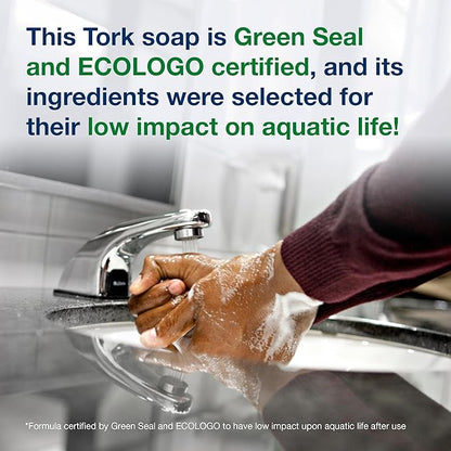 Tork Luxury Hand Washing Liquid Soap S4, Scented, 6 x 1L, 400032 (formerly 400012), 0.17 Fl Oz (Pack of 6)