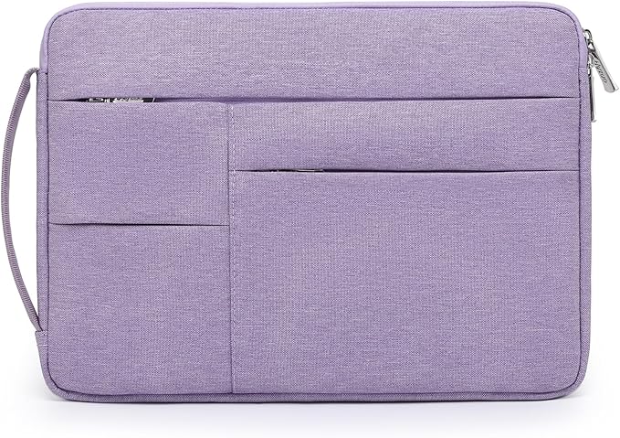 HYZUO 17-17.3 Inch Laptop Sleeve Bag Briefcase for 17" 17.3" HP/Dell/Lenovo/ASUS/LG/MSI Gaming Laptop/Razer Blade 17/18, Men Women NoteBook Protective Case Bag, Lilac Purple