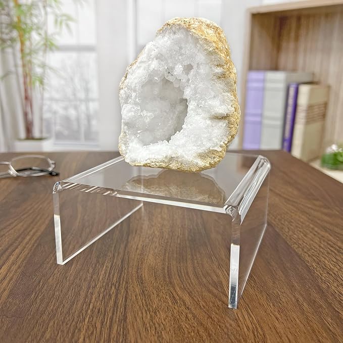 Plymor Clear Acrylic Short Square Display Riser, 2.5" H x 5" W x 5" D (3/16" thick) (12 Pack)