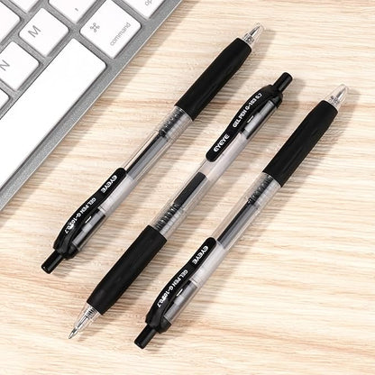 EYEYE G-103 Black Gel Pens 0.7mm, 5 Black 5 Blue Retractable Medium Point Ballpoint Pen Quick Drying, Pen Fine Point Smooth Writing Pens for Office School Supplies