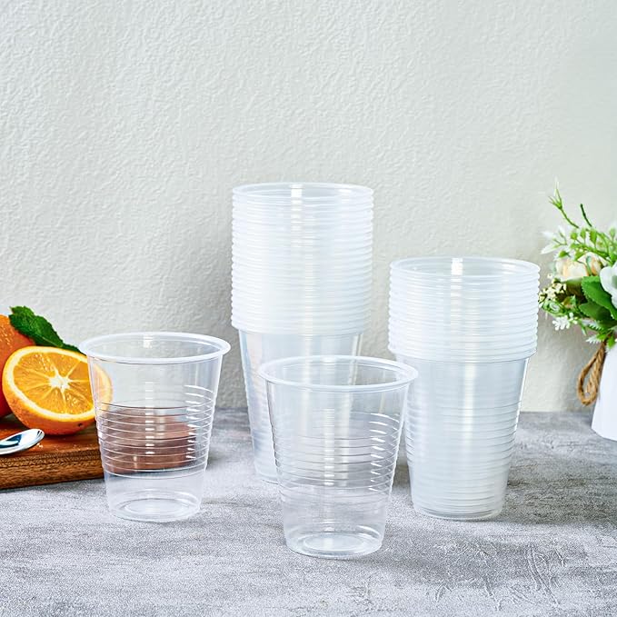 Lilymicky 1000 PACK 12 oz Clear Plastic Cups, Cold Disposable Party Drinking Cups for Parties, Picnic, BBQ & Events