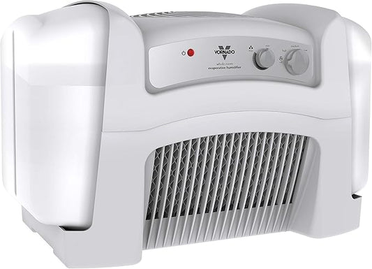 Vornado Evap40 4-Gallon Evaporative Humidifier, Adjustable Humidistat, 3 Speed Settings, Coverage up to 1,000 sqft, 4-Gallon Output (24 Hrs), Dual Tank, Perfect for Home, Bedroom, and Large Spaces