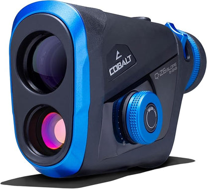 Cobalt Q-Z6 Slope Golf Rangefinder | 6-12x Zoom Tournament Legal, Precision Laser Technology, 2,500-yd Range, Premium HD/ED Optics, Pin & Vibration Lock, Waterproof, Durable, Magnet with Premium Case