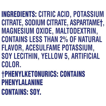 Crystal Light Lemonade Naturally Flavored with other natural flavor Powdered Drink Mix, 120 ct Pack, 4 Boxes of 30 On-the-Go-Packets