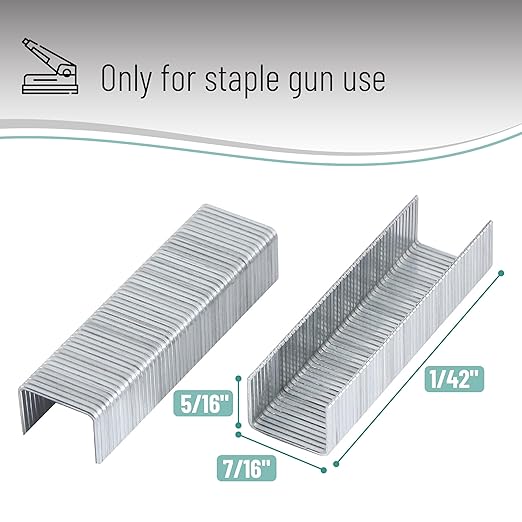 Mr. Pen- Staples for Staple Gun, 3000 Staples, 5/16 inch Staples Refill, Light Duty, 8mm, Staple Refill, Staples for Staple Gun Staples Bulk Staples, Staple Gun Refill Only for Mr. Pen Staple Gun Use