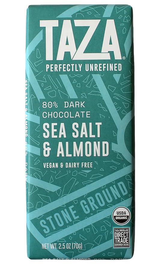 Taza Chocolate Organic Seriously Good Dark Chocolate Bar Variety Pack Bundle, 2.5 oz (4 count), Vegan