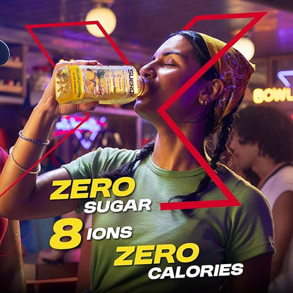 SueroX Sugar Free Sports Drink for Hydration and Recovery, Electrolyte Hydration Drink with 8 Ions, Zero Calorie Sports Drinks, Coconut Refresh, 21.3 Fl Oz, 6 Count