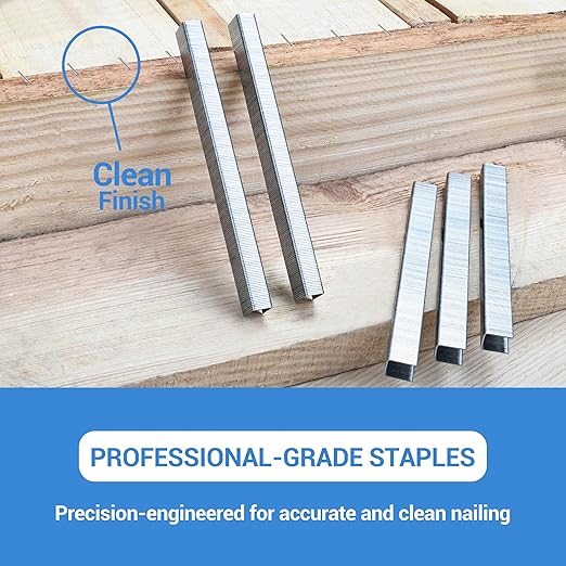 meite 71/10 22 Gauge 71 Series 316 Stainless Steel Upholstery Staples, 3/8-Inch (9.1 mm) Crown 3/8-Inch Length for Fine Wire Stapler Gun and Marine Upholstery (10 Boxes)