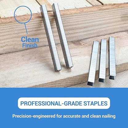 meite 71/10 22 Gauge 71 Series 316 Stainless Steel Upholstery Staples, 3/8-Inch (9.1 mm) Crown 3/8-Inch Length for Fine Wire Stapler Gun and Marine Upholstery (10 Boxes)