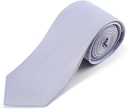 Black Ties For Men Solid Pure Color Formal Neckties 3.15" (8CM) Men's Tie for Business and Wedding with Gift Box