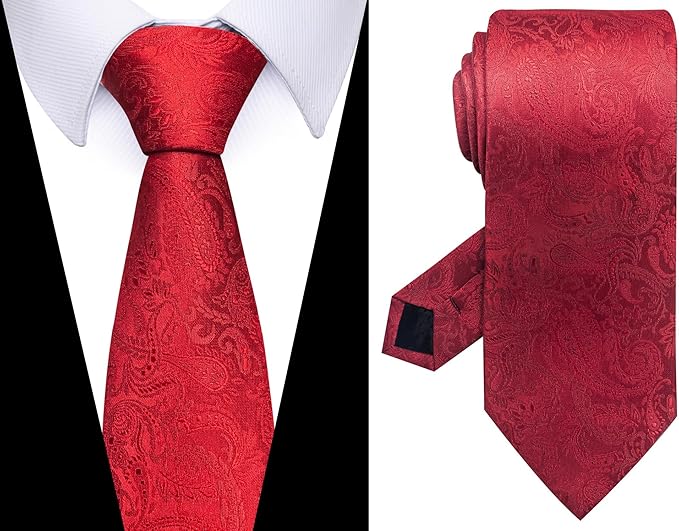 Tie For Men Necktie Woven Jacquard Neck Ties Set 6 PCS