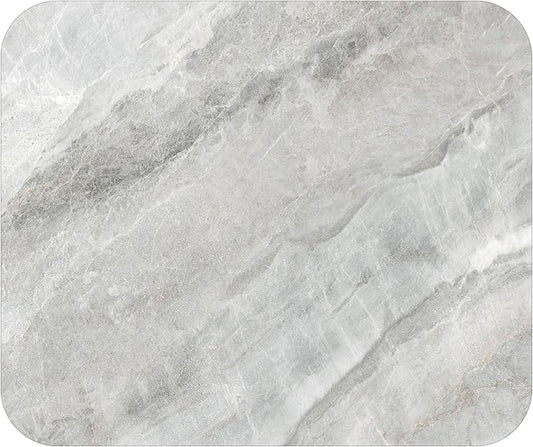 Gray Marble Agate Mouse Pad Mat Mousepad for Desk Computer Laptop PC Gaming Home or Office Gift Marbled Abstract (Gray MP25)