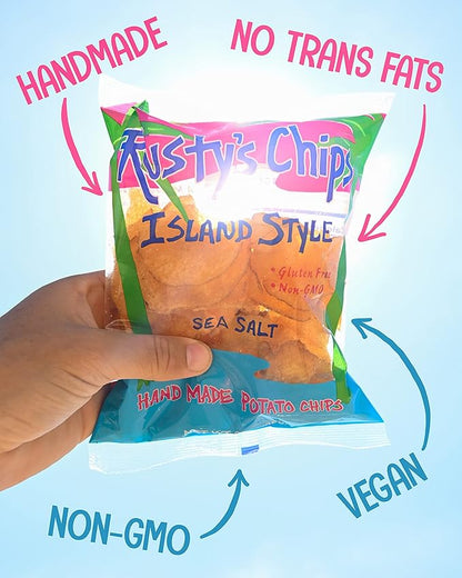 Rusty’s Chips - Crunchy & Healthy Chips for a Quick Bite - Gluten Free Chips, No Preservatives, Non-GMO, Vegan-Friendly Snack Pack