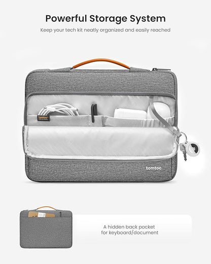 tomtoc 360 Protective Laptop Case for 15-inch 2025 New MacBook Air M4/A3241 M3/A3114 M2/A2941, 15 Inch Microsoft Surface Laptop 7/6, Dell XPS 15 Plus, 15-in MacBook Pro, Acer HP Chromebook 14