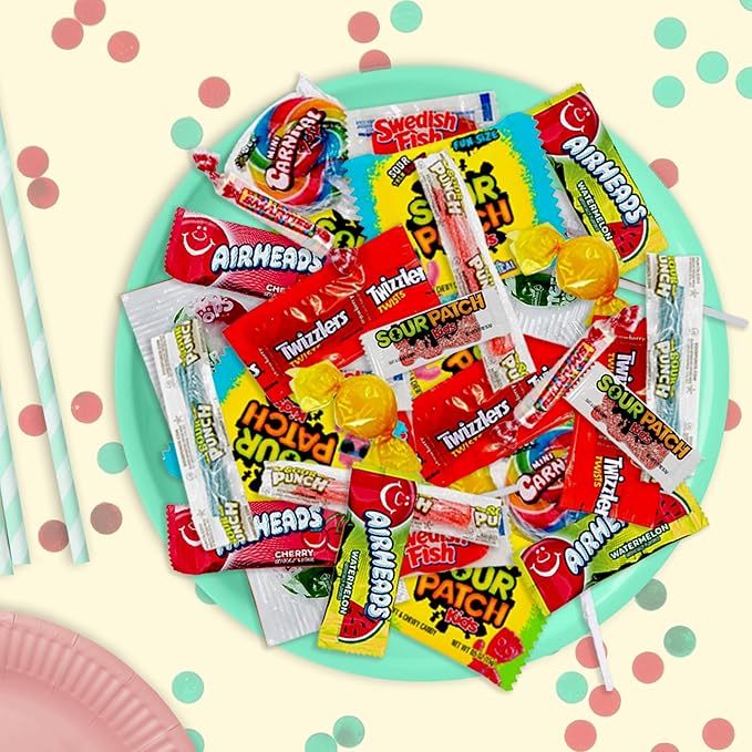 Bulk Candy Variety Pack - 20 lb - Candy Bulk - Individually Wrapped - Assorted Mix - Lollipops, Hard Candies, Fruity Candies - Dulces - Easter - Big Bag of Sweets for Party Favors