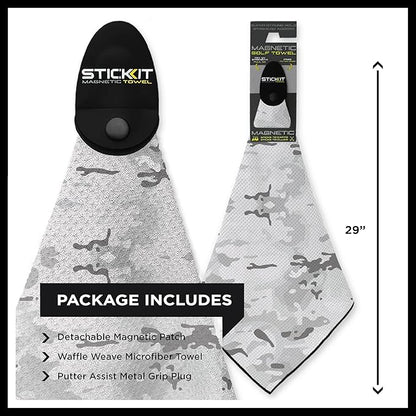 STICKIT Magnetic Towel – Snow Camo